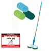MediaShop Hurricane Floating Mop Set - Zum Wischen, Schrubben Und Polieren - Kabellos Rotierender Reinigungsmopp Inkl. 4 Mikrofaserpads, 4 Scheuerpads & 4 Polierpads - Elektrischer Mopp -Kaufland Geschäft f11e655139a3916c5eb83dceb25c1083