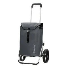 Andersen Shopper Royal Alu Klappbar Mit 3-Speichenrad Ø 25 Cm Und 49 Liter Tasche Ortlieb Anthrazit, Wasserdicht