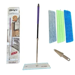 Ilbays Multifunktionaler Mopp Bodenwischer Set Mit 3 Bezügen