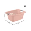 ROTHO Wäschekorb 25 L FLOWERS, Farbe:Linnea Pink Ged. -Kaufland Geschäft f9dcf67adff0092d0c44e998ee00b8aa