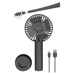 Goobay Tragbarer Handventilator Mit Standfuß - Geräuschlos, Wiederaufladbar - Mit Akku (2000mAh) Und Ladekabel, Schwarz 3 Goobay Tragbarer Handventilator Mit Standfuß - Geräuschlos, Wiederaufladbar - Mit Akku (2000mAh) Und Ladekabel, Schwarz -Kaufland Geschäft fa2fede3f5ad4961658a960d9de4096a