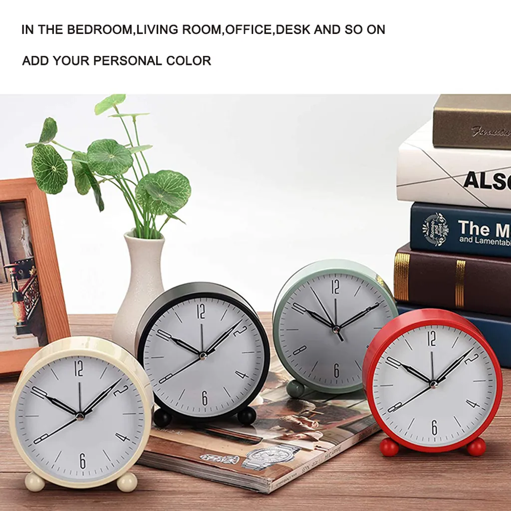 Lautloser Wecker Analog – Wecker ohne Ticken mit warmem Licht - Minimalistischer runder leuchtender Metall-Wecker Mmgoqqt Lautloser Wecker Analog – Wecker Ohne Ticken Mit Warmem Licht - Minimalistischer Runder Leuchtender Metall-Wecker -Kaufland Geschäft fb27bc2ab033a4da999699999b287899