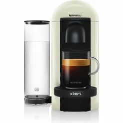 Krups Nespresso Vertuo Plus, Filterkaffeemaschine, 1,2 L, Kaffeekapsel, 1260 W, Weiß