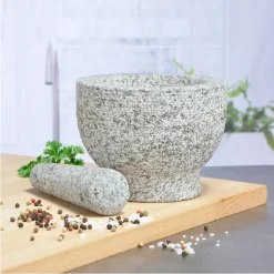 GAUMENKICK Mörser Aus Granitstein Mit Stößel - 15cm Durchmesser - Höhe: 11cm -Kaufland Geschäft fb5fdd2b276f580ed3a2b90fcf64ece8